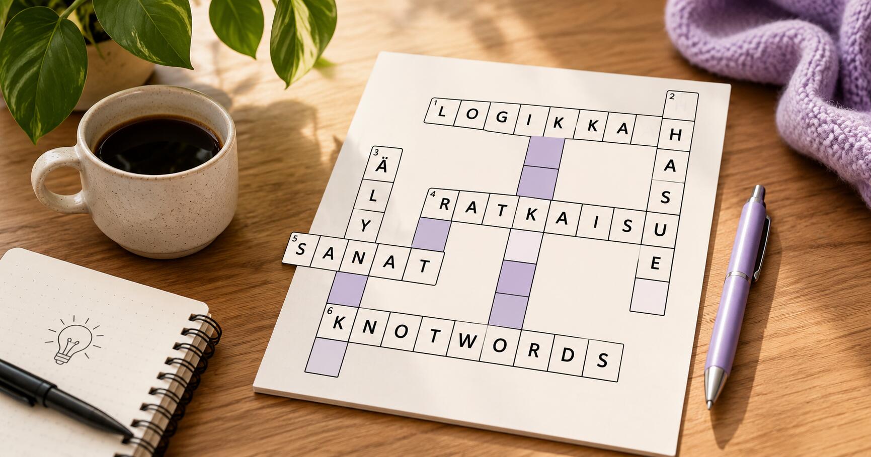 Knotwords – uusi sanapeli logiikan ja sanojen ystäville