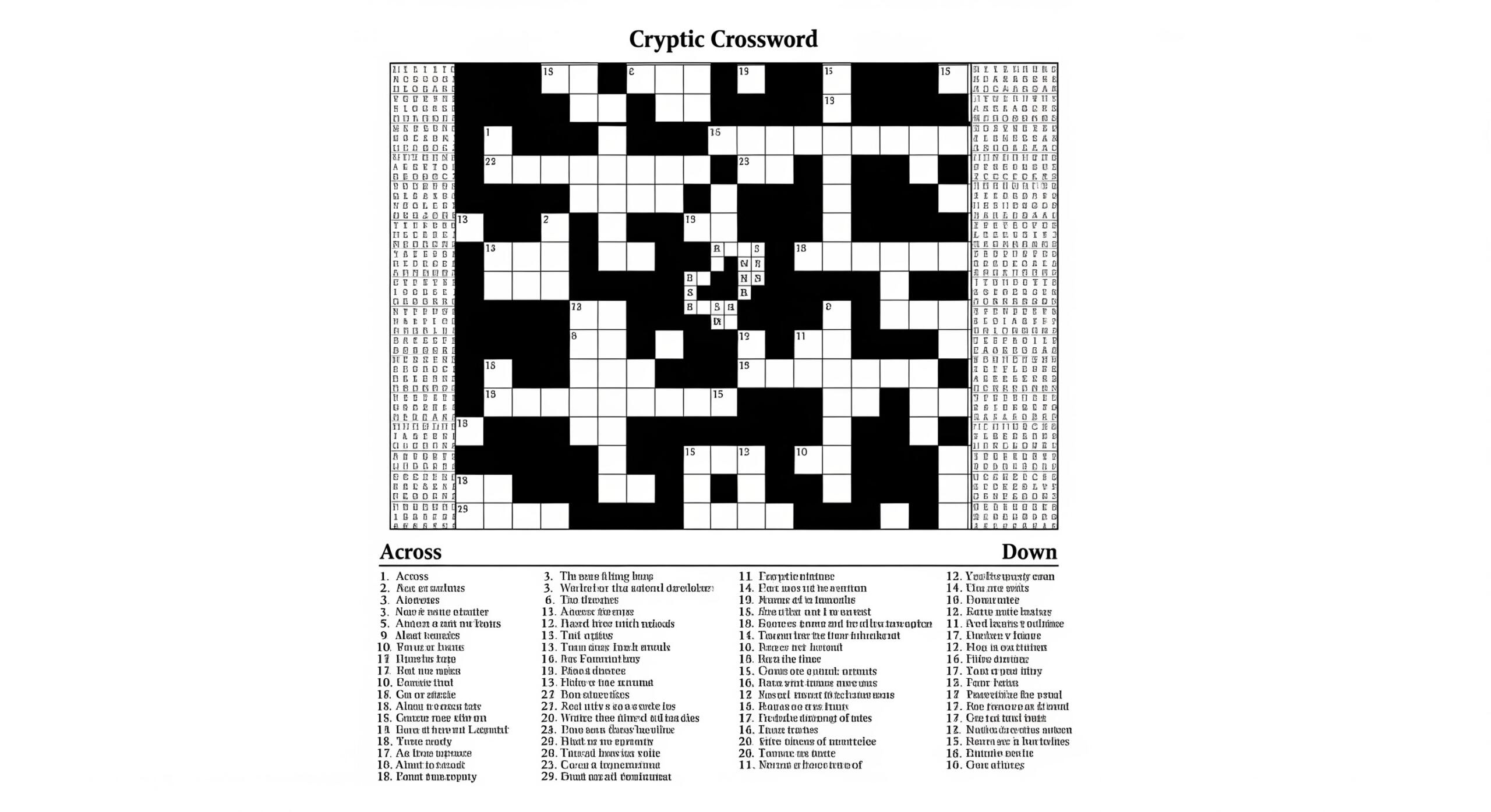 Cryptic crossword – easy crossword ja miten se ratkaistaan