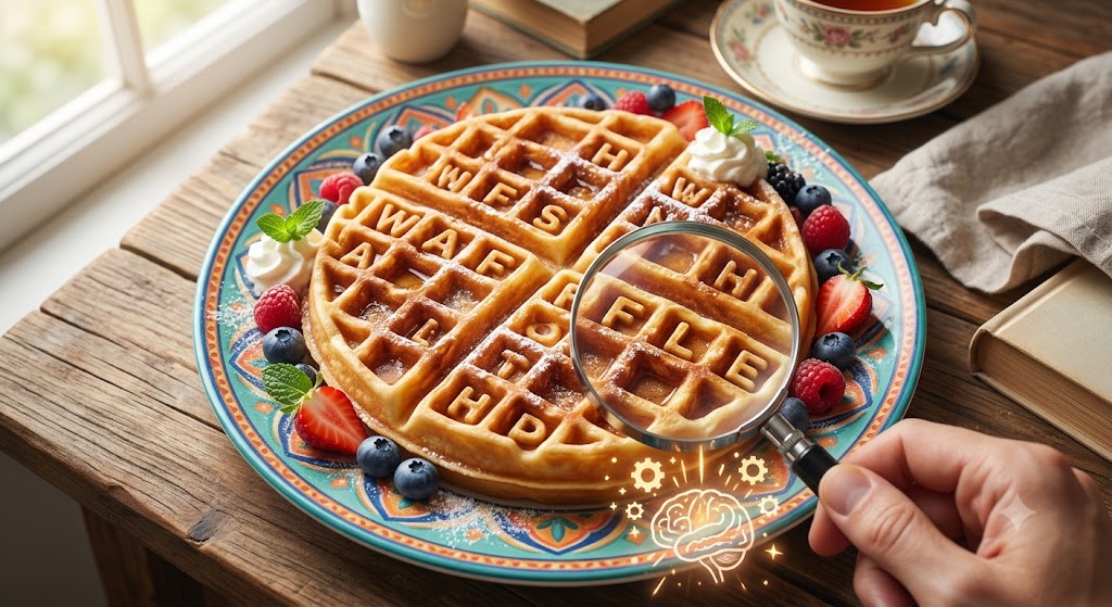 Waffle game tarjoaa herkullista aivovoimistelua sanapulmien ystäville